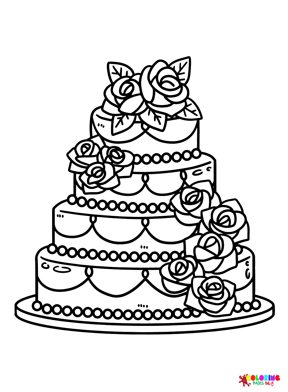 140 King Cake Coloring Pages Printable 6