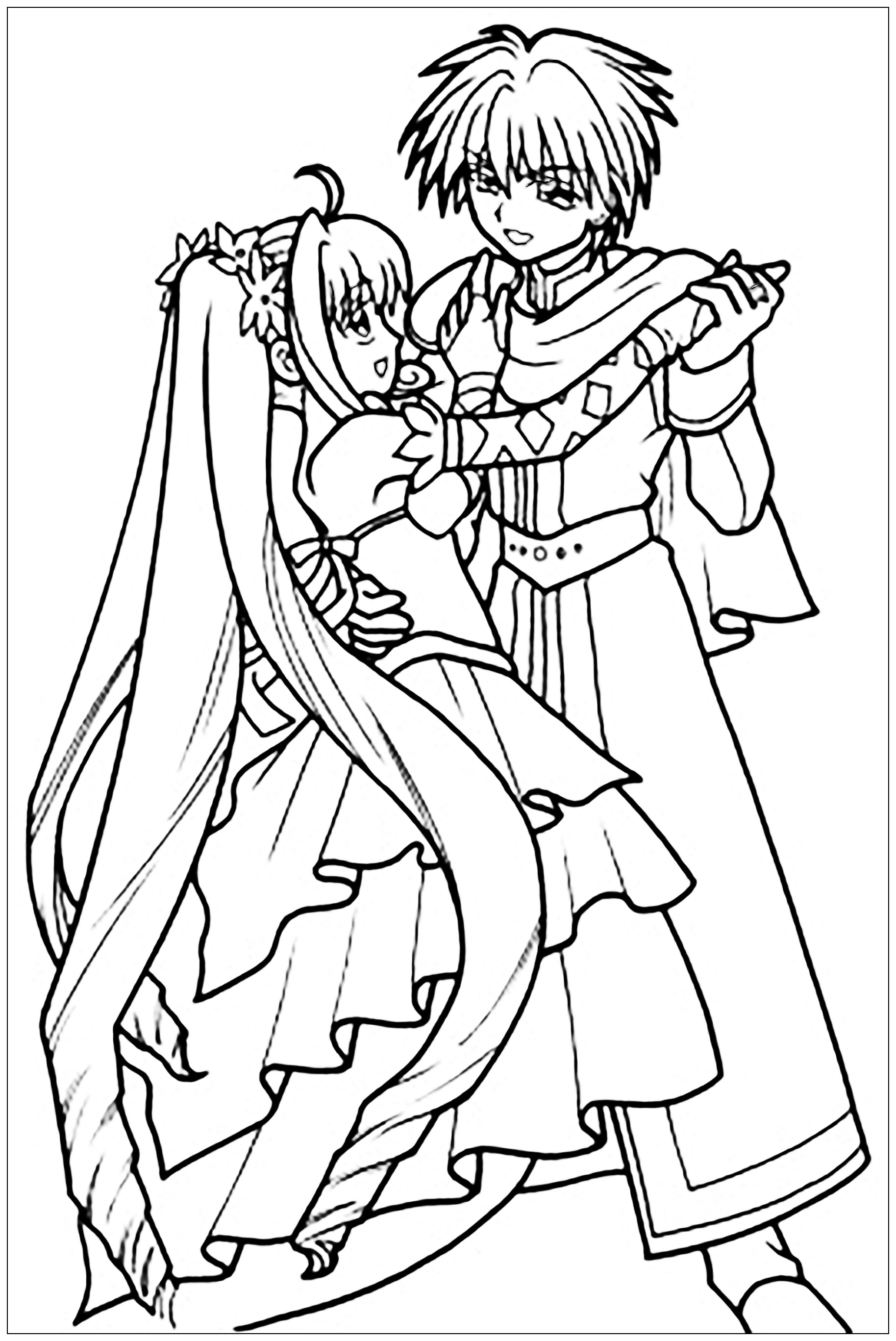 manga coloring pages for boys printable jpg