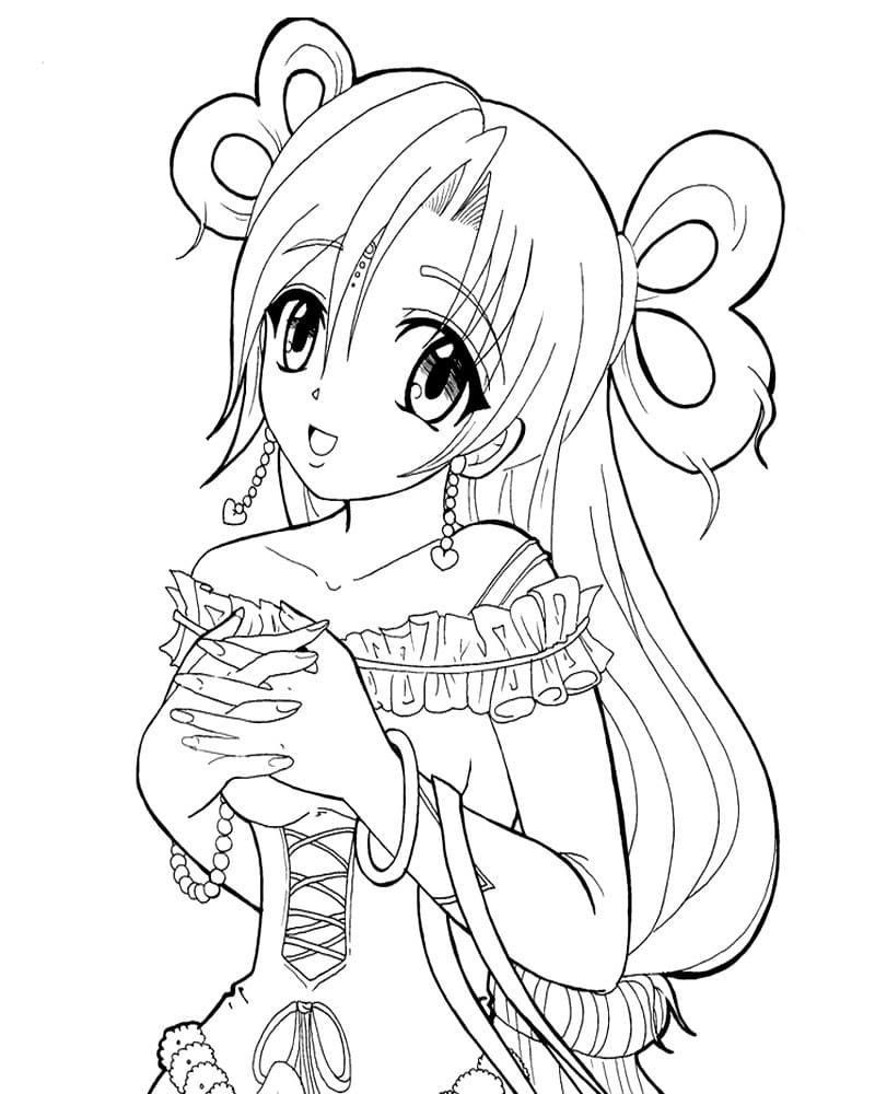 140 Manga Coloring Pages for Boys Printable 105