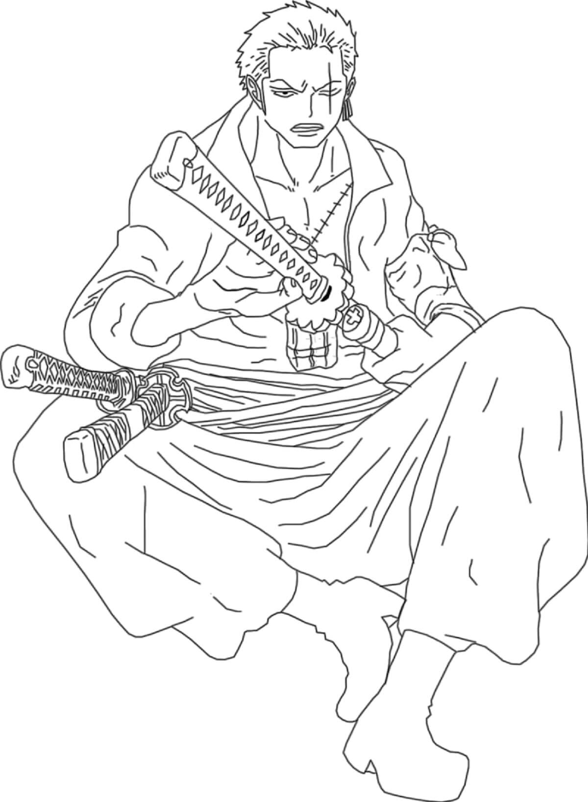 140 Manga Coloring Pages for Boys Printable 124