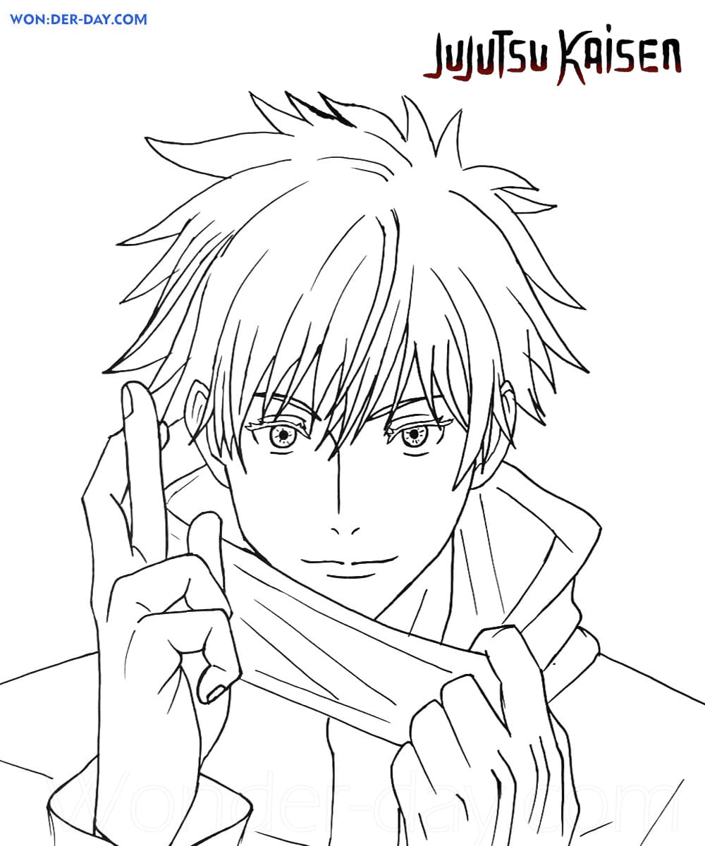 140 Manga Coloring Pages for Boys Printable 125