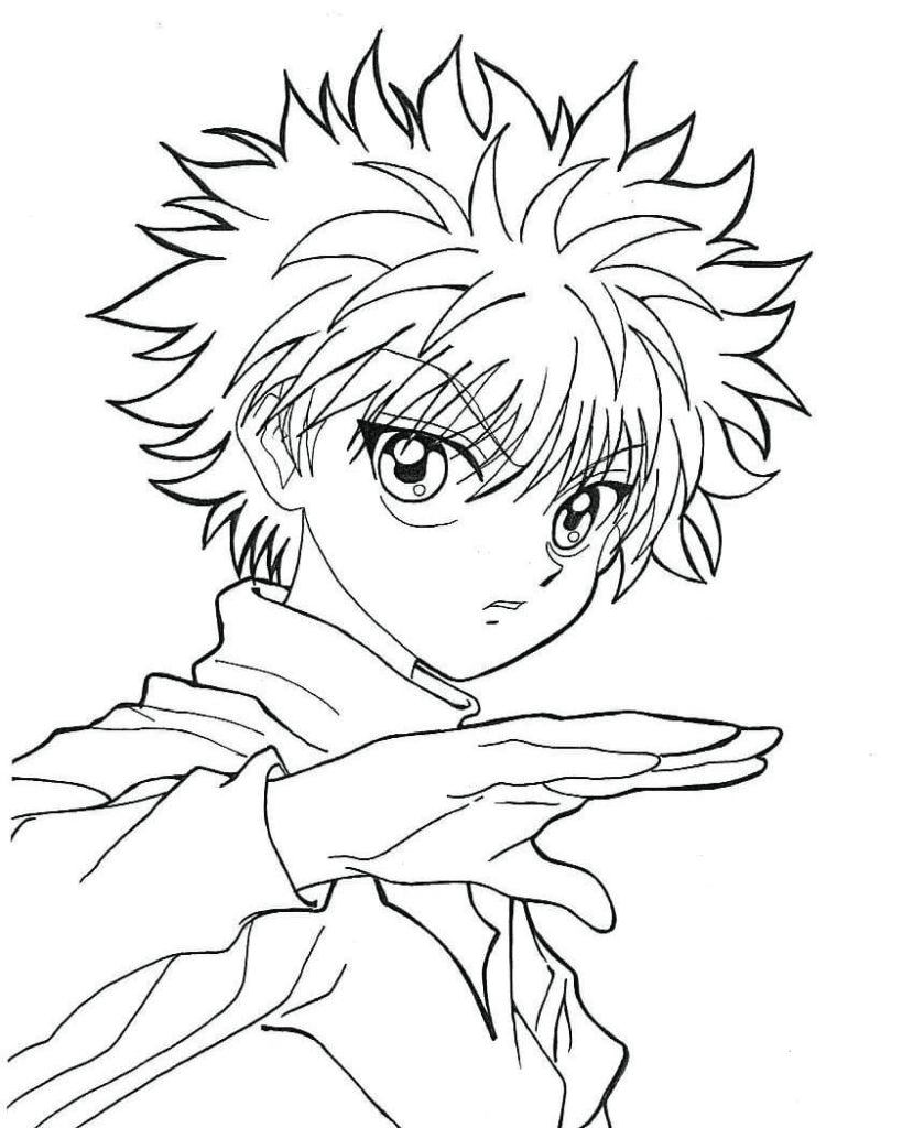 140 Manga Coloring Pages for Boys Printable 20