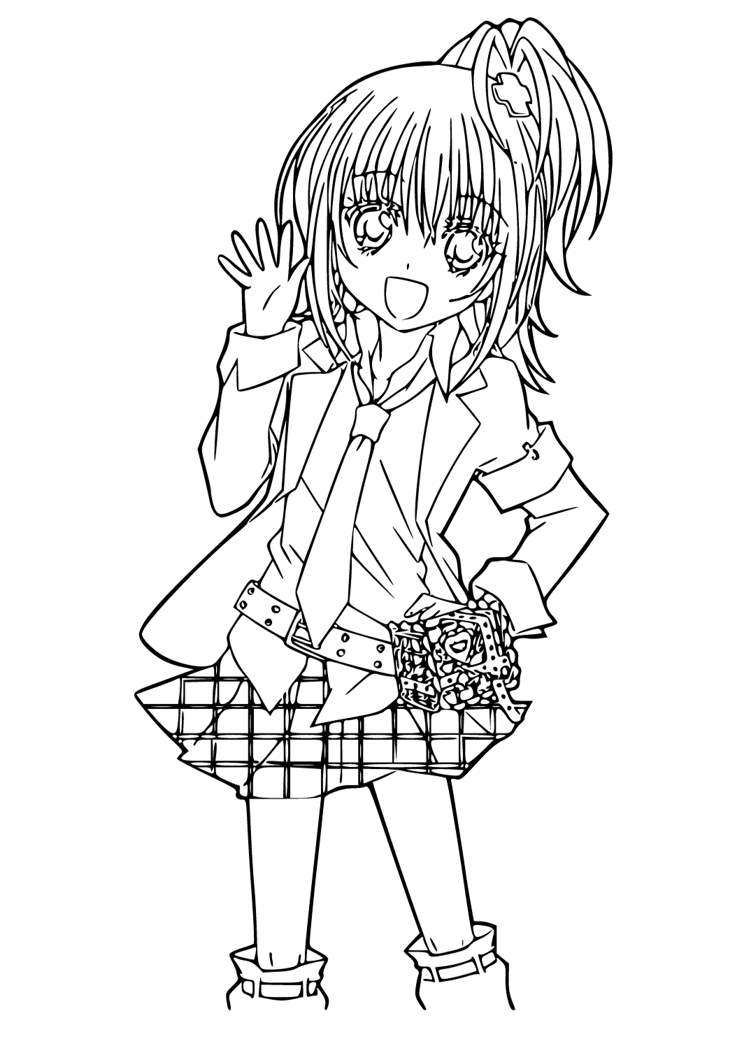 140 Manga Coloring Pages for Boys Printable 22