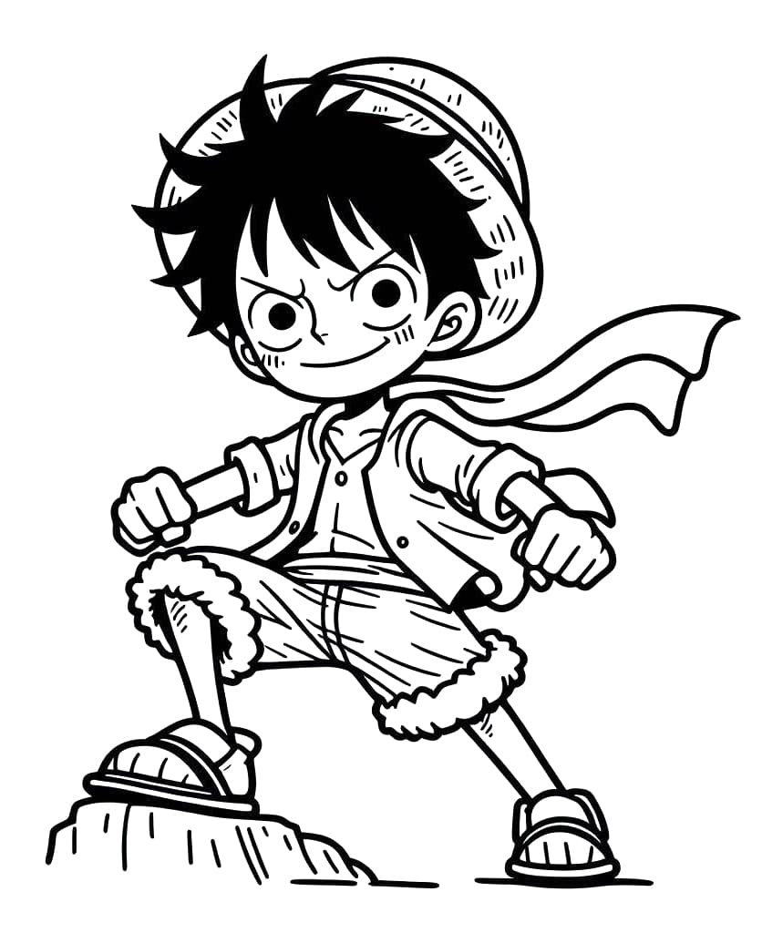 140 Manga Coloring Pages for Boys Printable 25