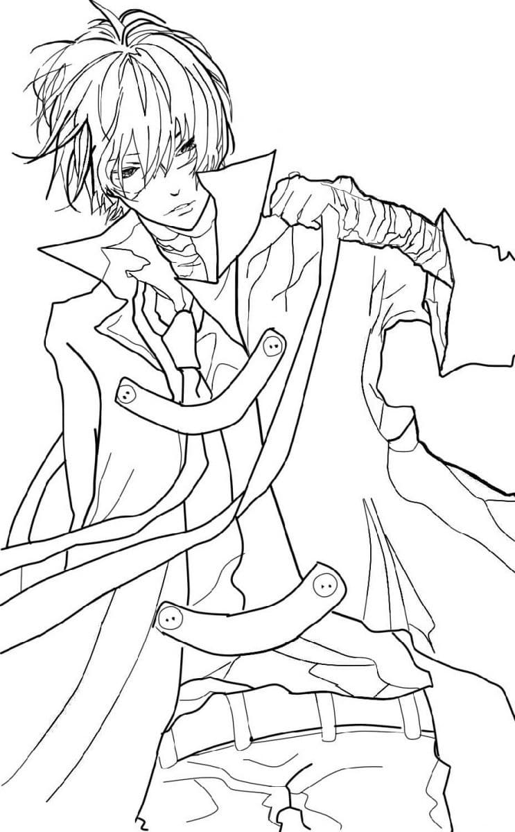 140 Manga Coloring Pages for Boys Printable 59