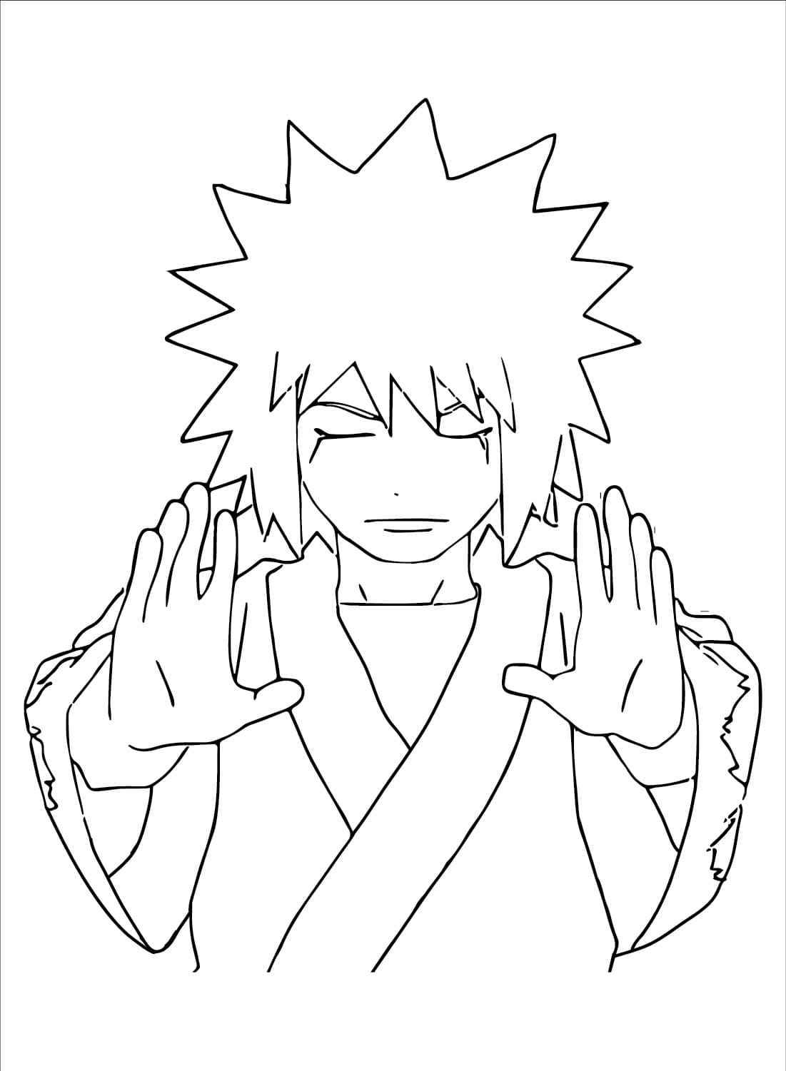 140 Manga Coloring Pages for Boys Printable 61