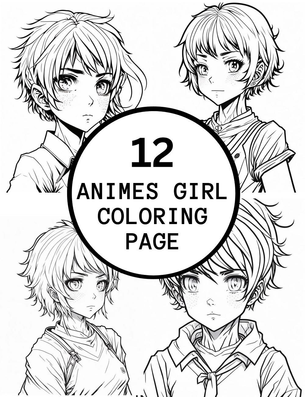 140 Manga Coloring Pages for Boys Printable 68