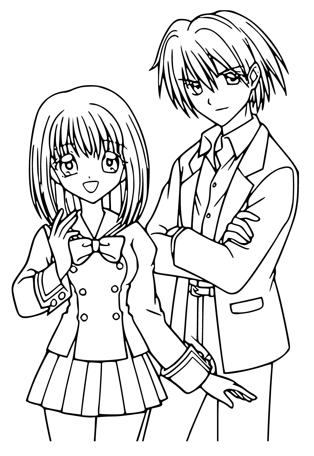 140 Manga Coloring Pages for Boys Printable 73