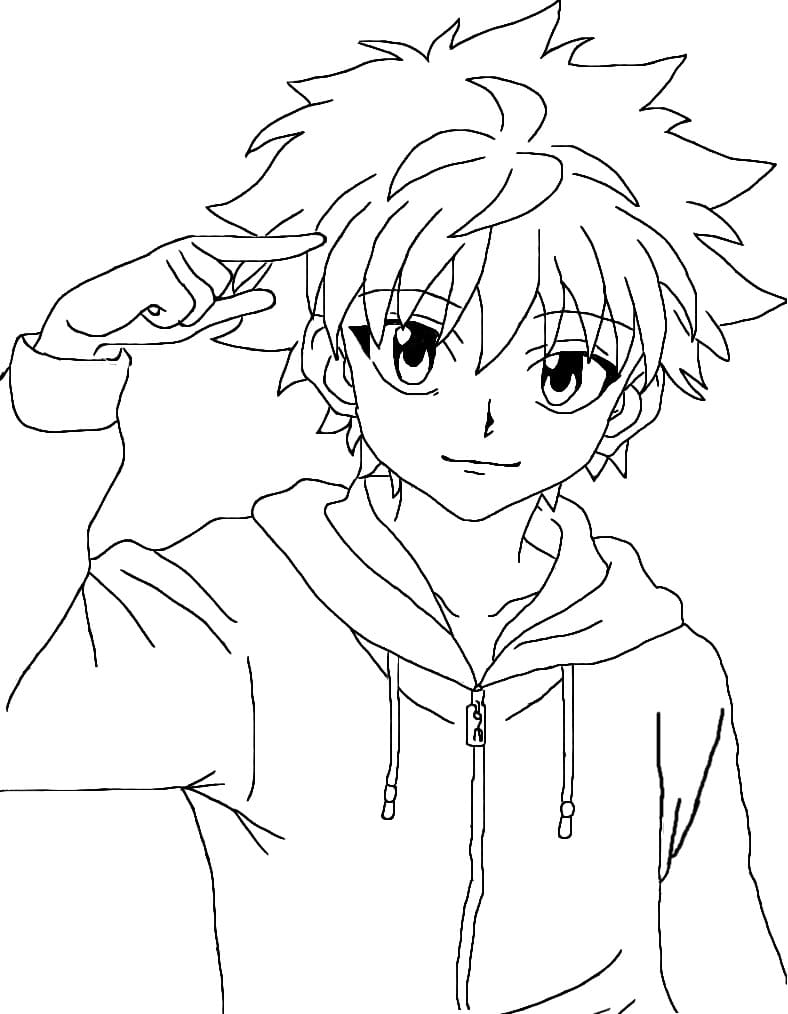 140 Manga Coloring Pages for Boys Printable 92