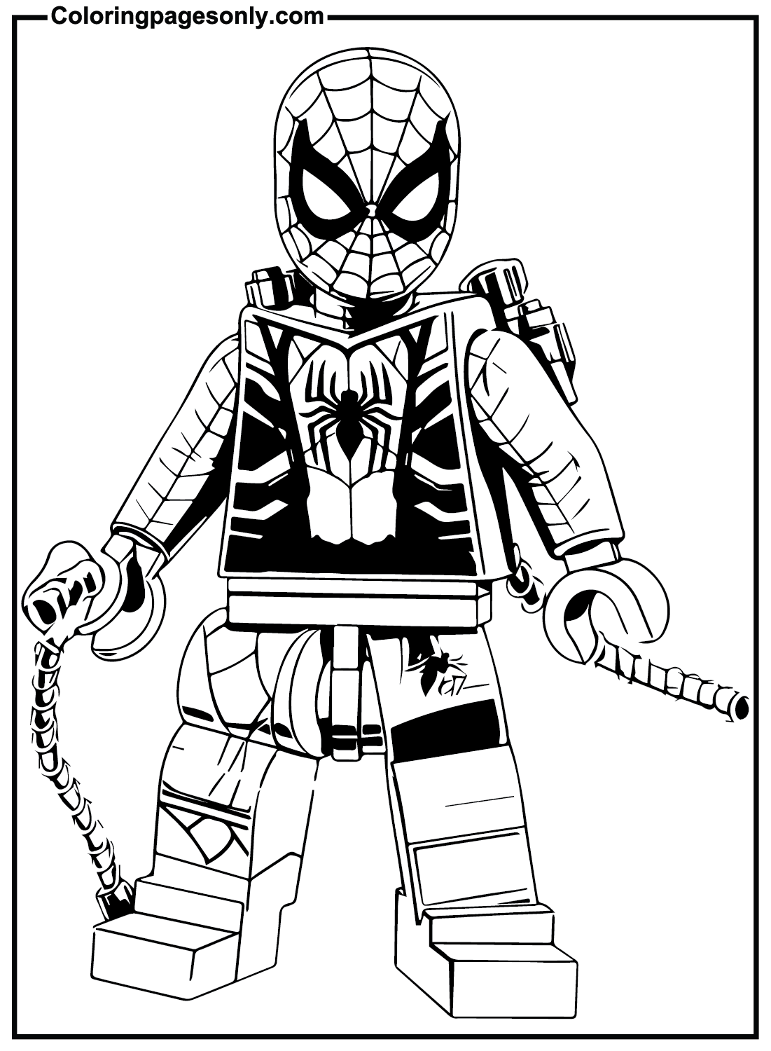 140+ Spider-Man Coloring Pages for Marvel Fans 104