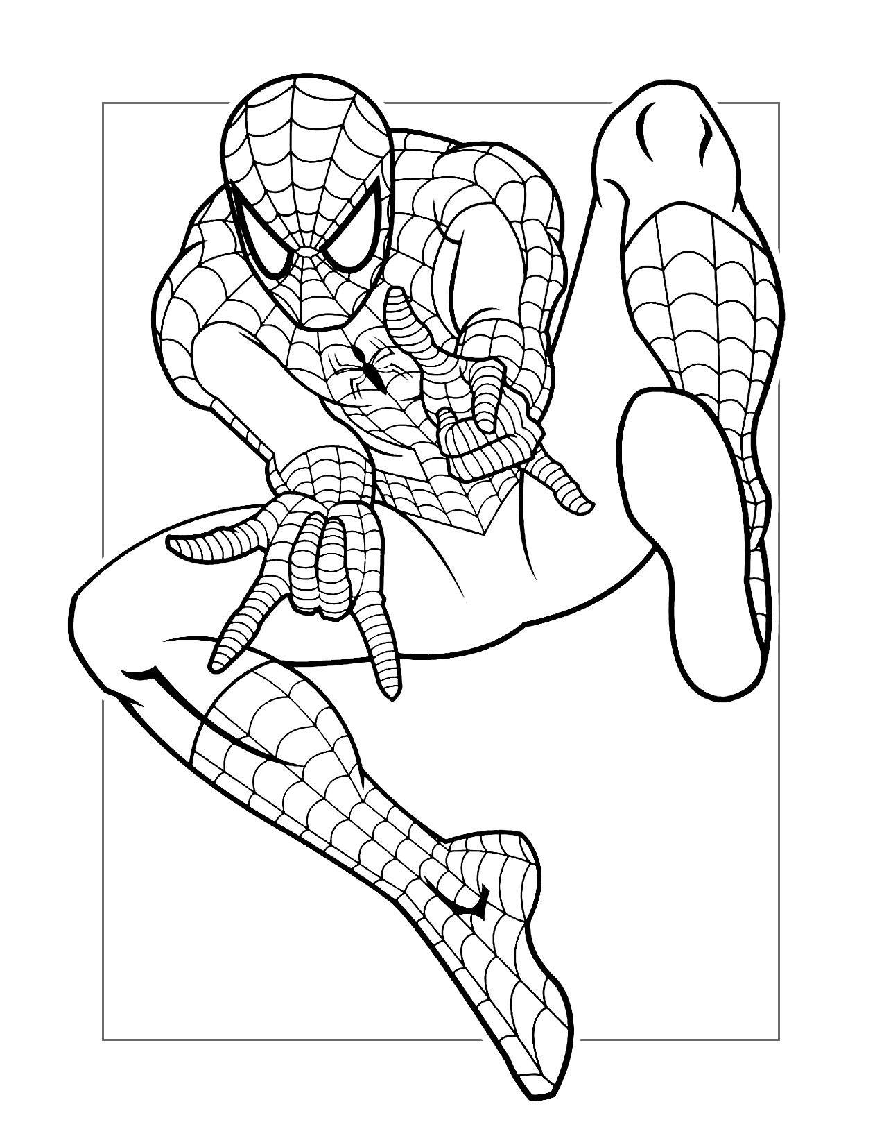 140+ Spider-Man Coloring Pages for Marvel Fans 111