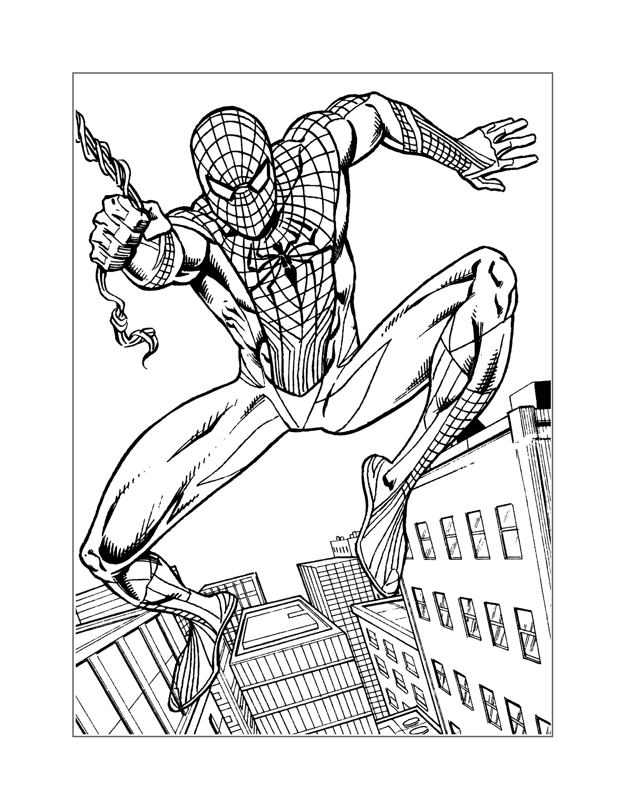 140+ Spider-Man Coloring Pages for Marvel Fans 113