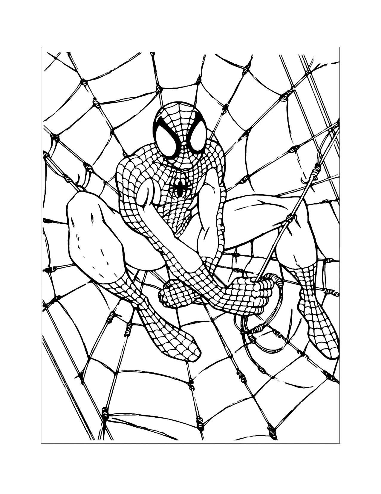 140+ Spider-Man Coloring Pages for Marvel Fans 114