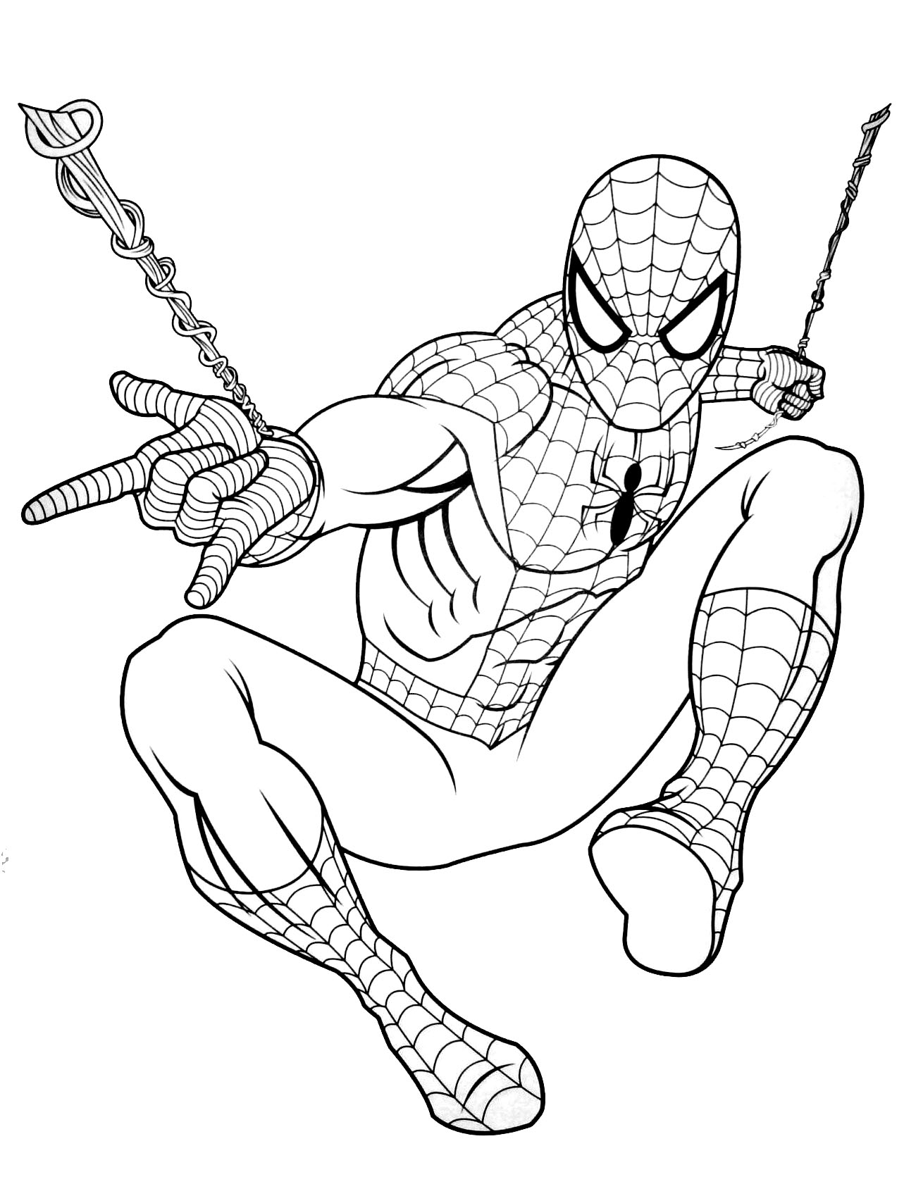 140+ Spider-Man Coloring Pages for Marvel Fans 115