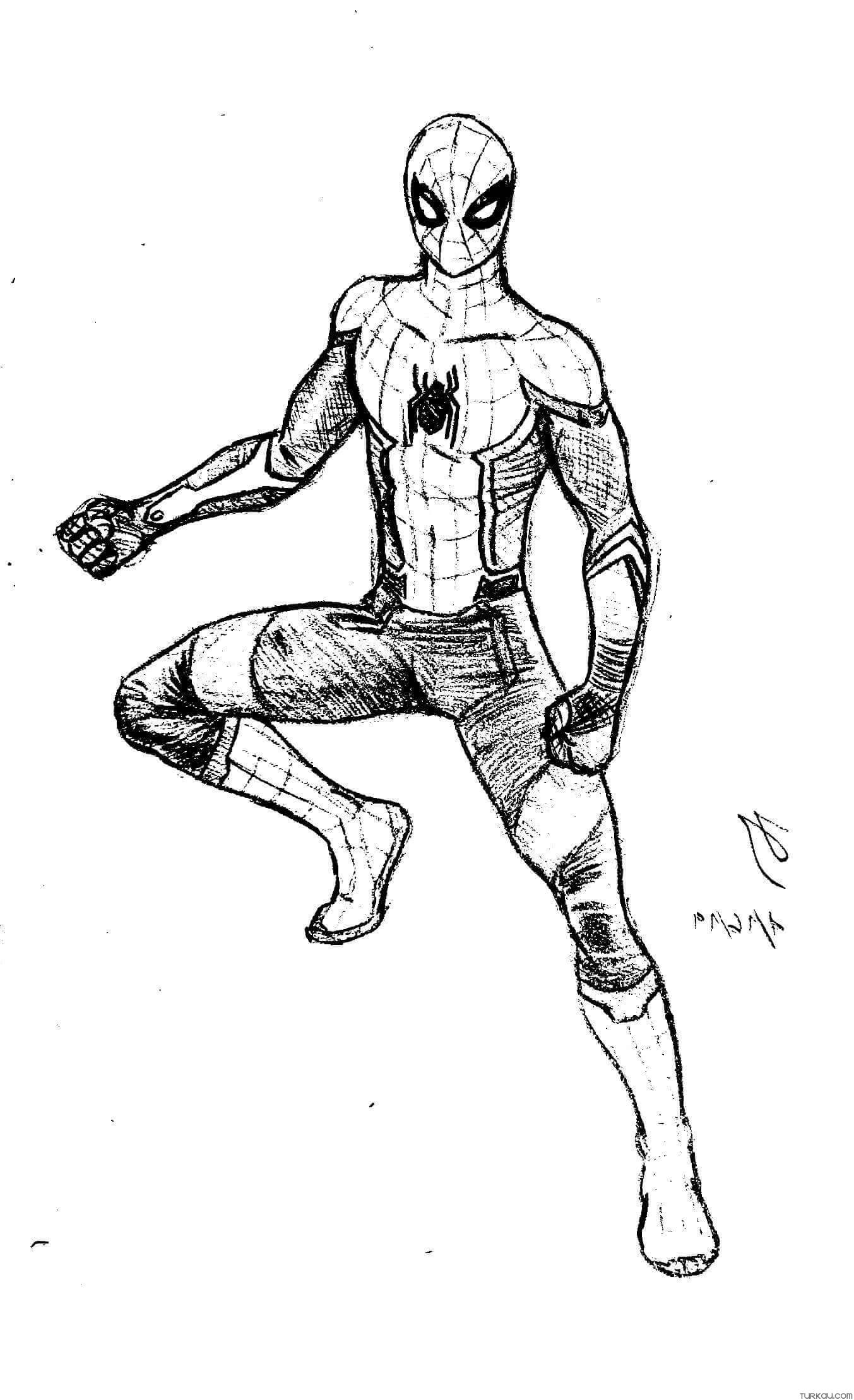 140+ Spider-Man Coloring Pages for Marvel Fans 119