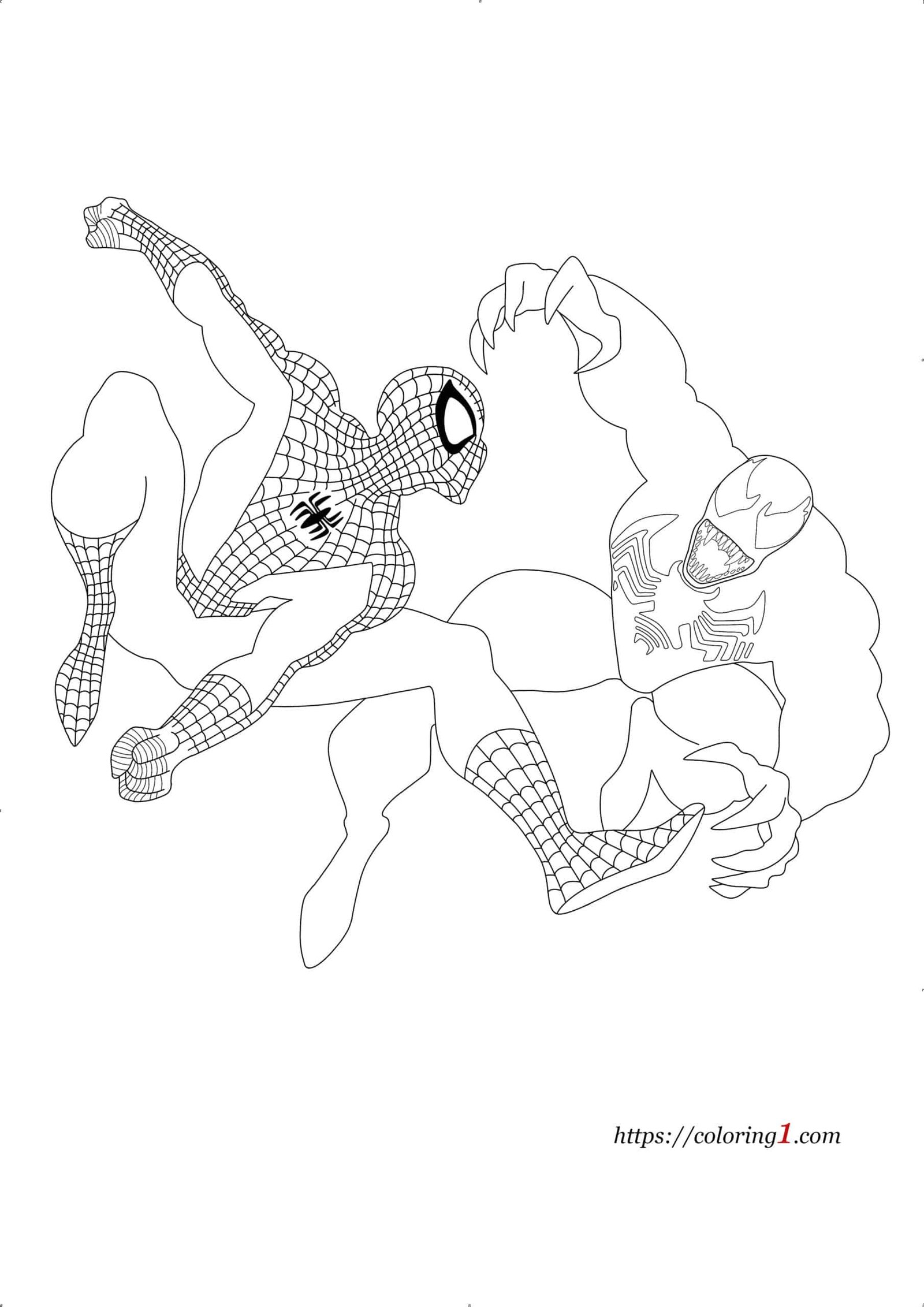 140+ Spider-Man Coloring Pages for Marvel Fans 124