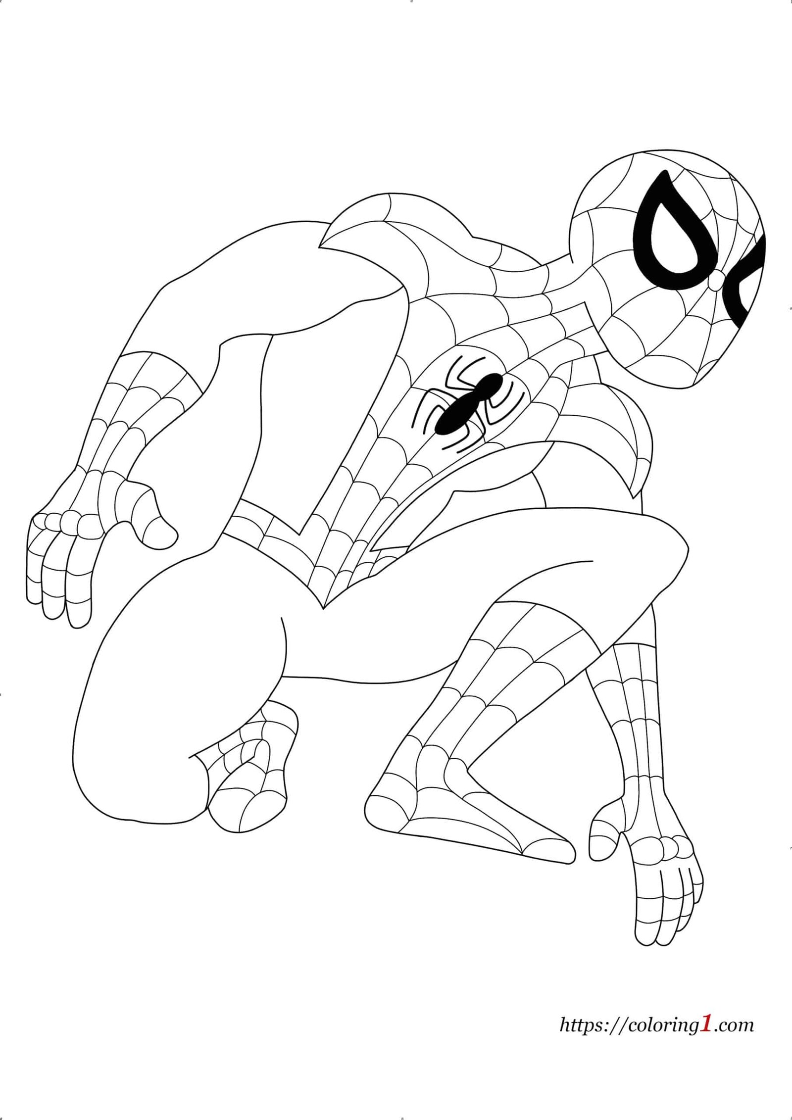 140+ Spider-Man Coloring Pages for Marvel Fans 125