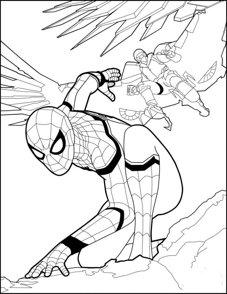 140+ Spider-Man Coloring Pages for Marvel Fans 13