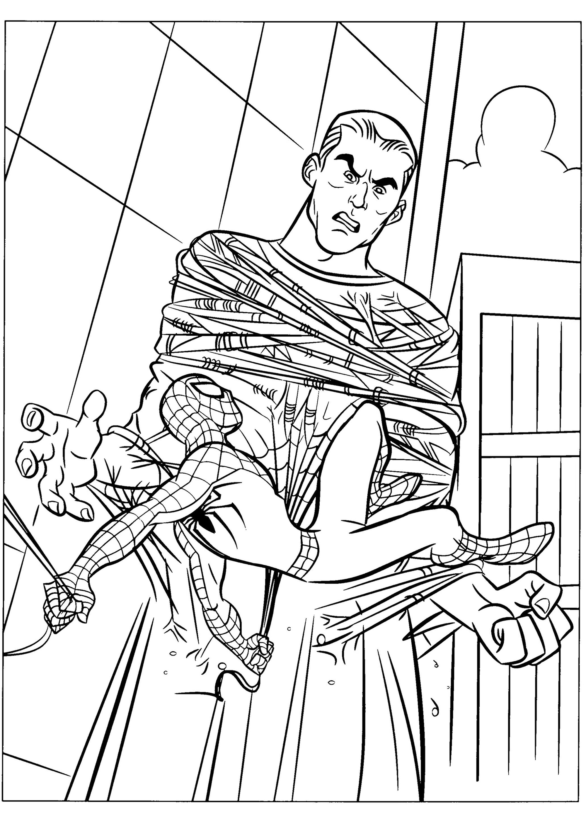 140+ Spider-Man Coloring Pages for Marvel Fans 134