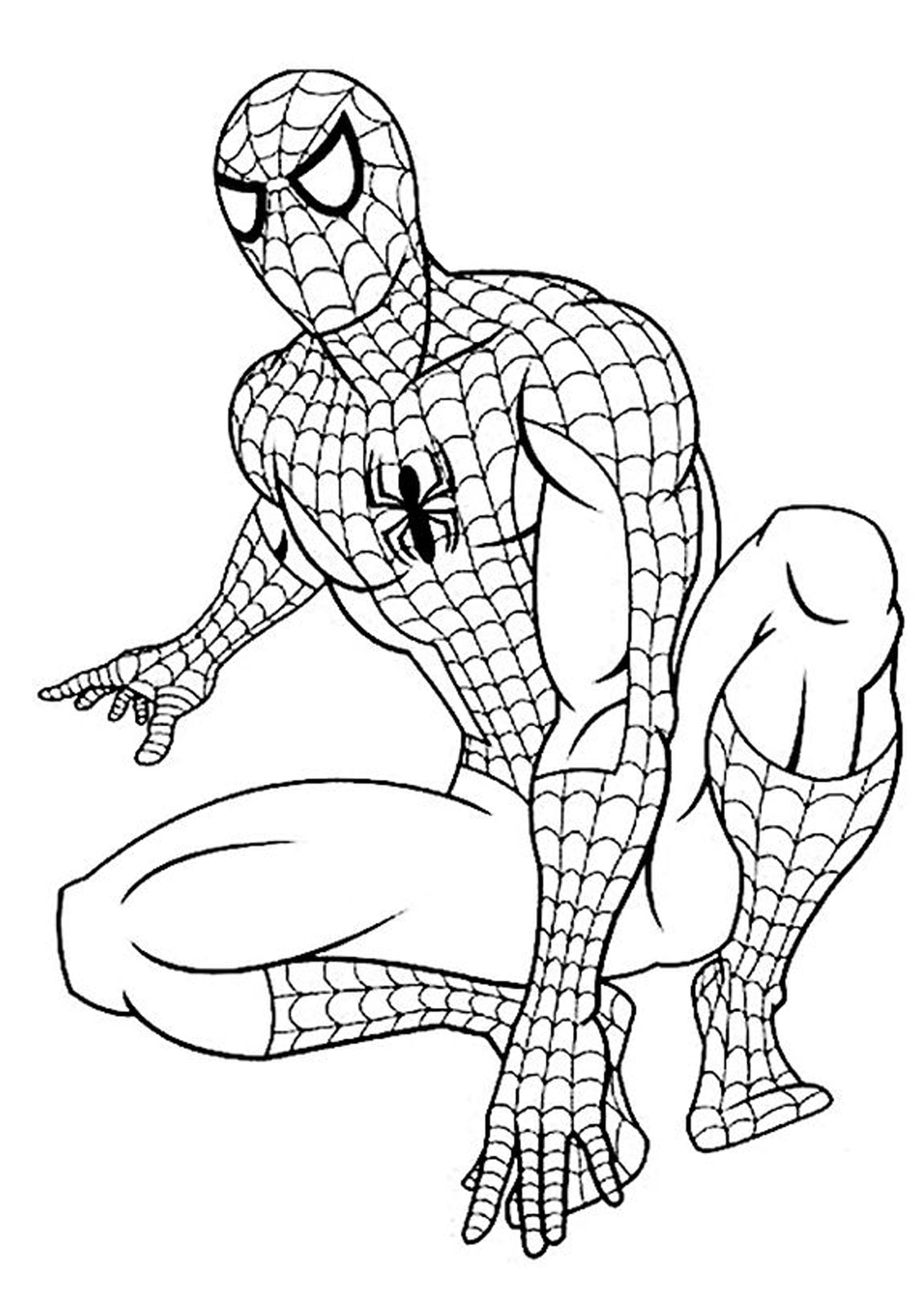 140+ Spider-Man Coloring Pages for Marvel Fans 137