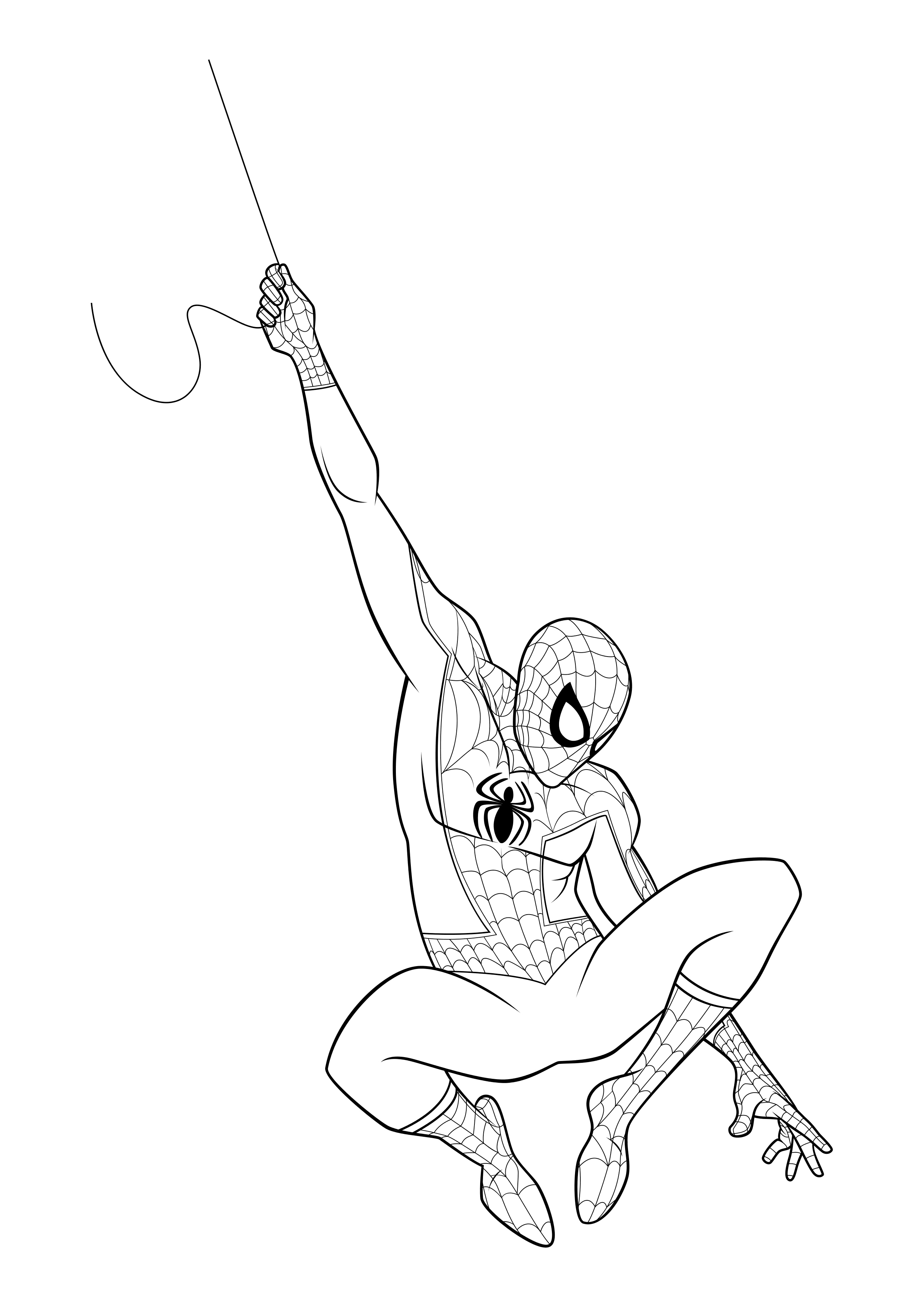 140+ Spider-Man Coloring Pages for Marvel Fans 141