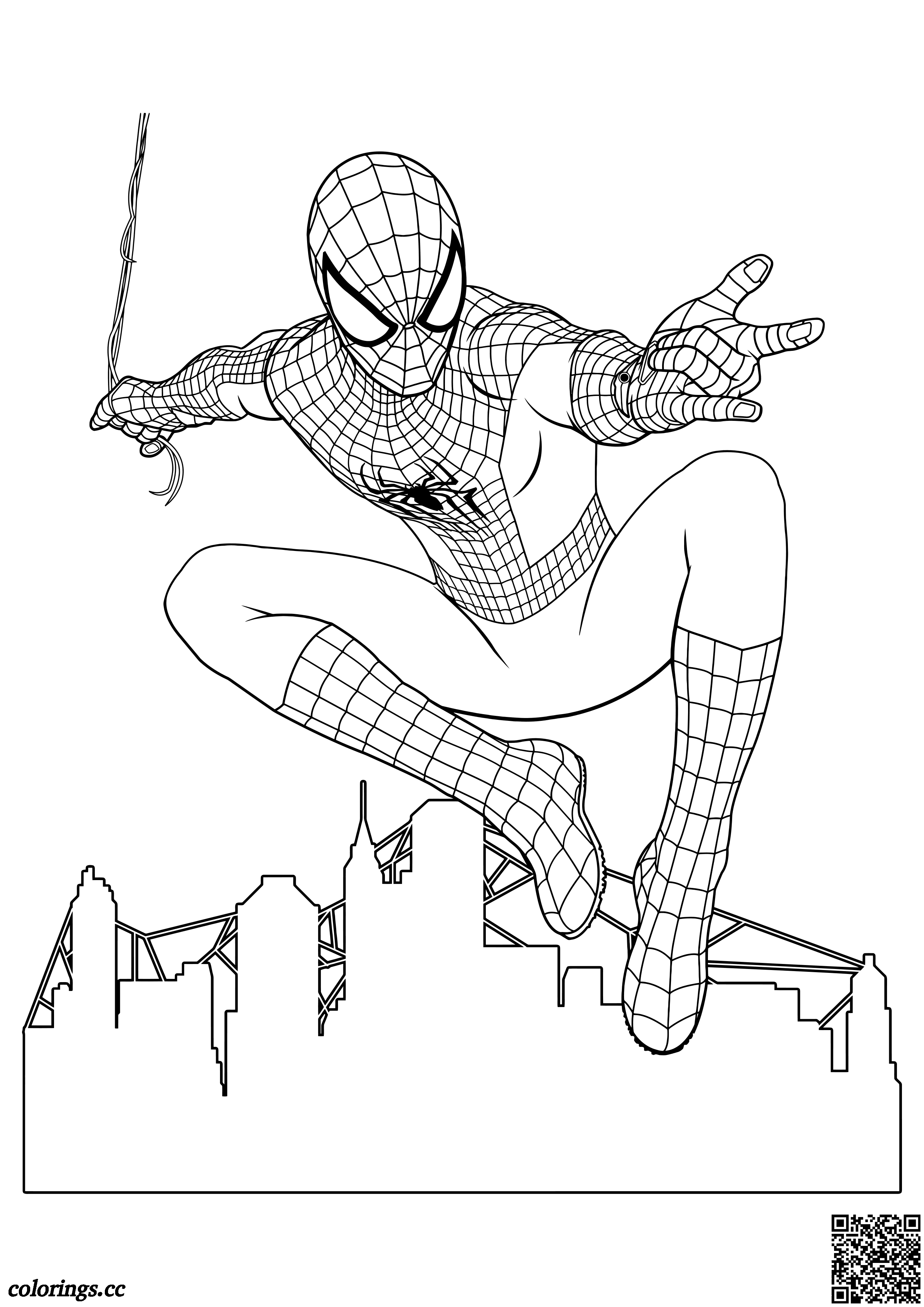 140+ Spider-Man Coloring Pages for Marvel Fans 142