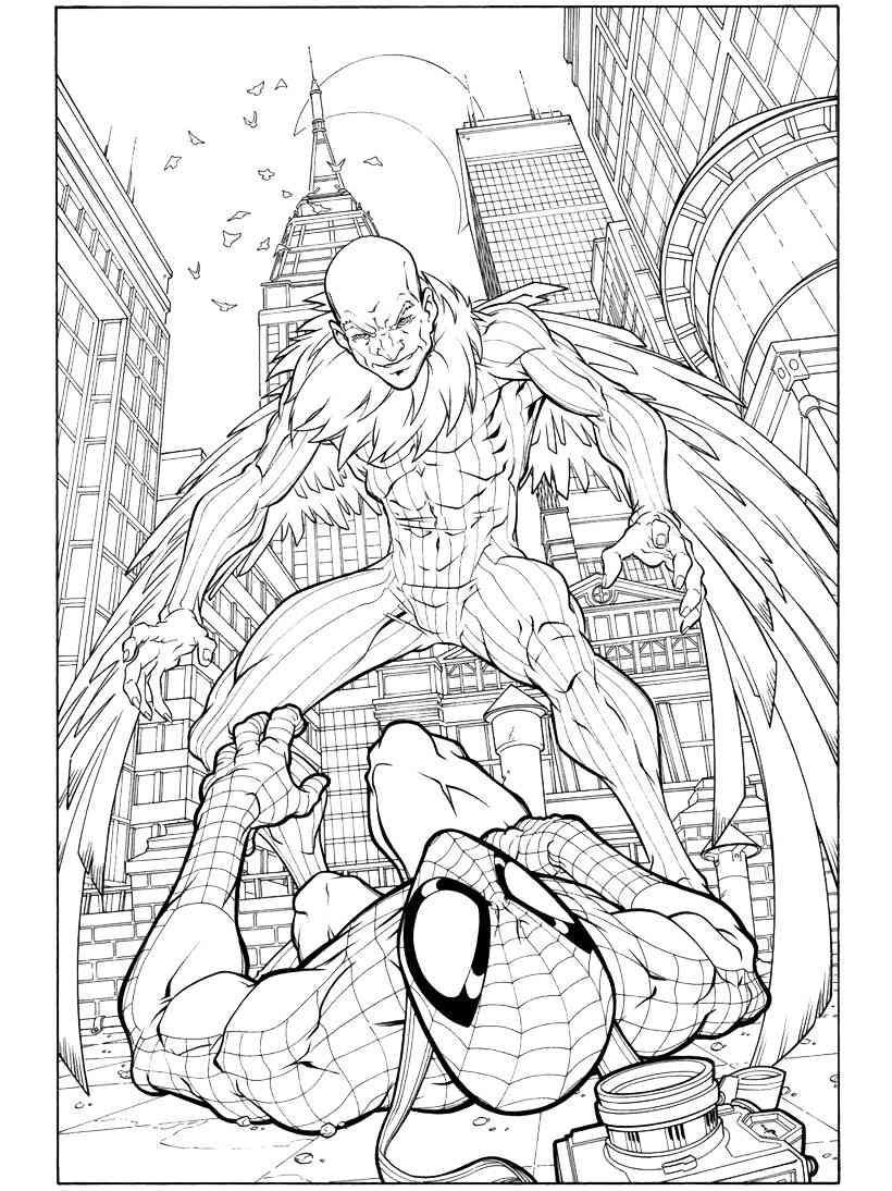 140+ Spider-Man Coloring Pages for Marvel Fans 29