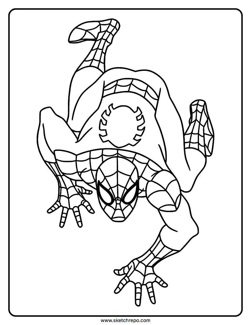 140+ Spider-Man Coloring Pages for Marvel Fans 36