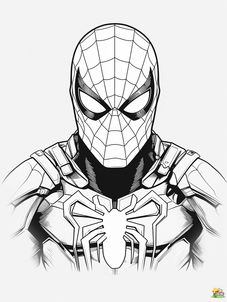 140+ Spider-Man Coloring Pages for Marvel Fans 4