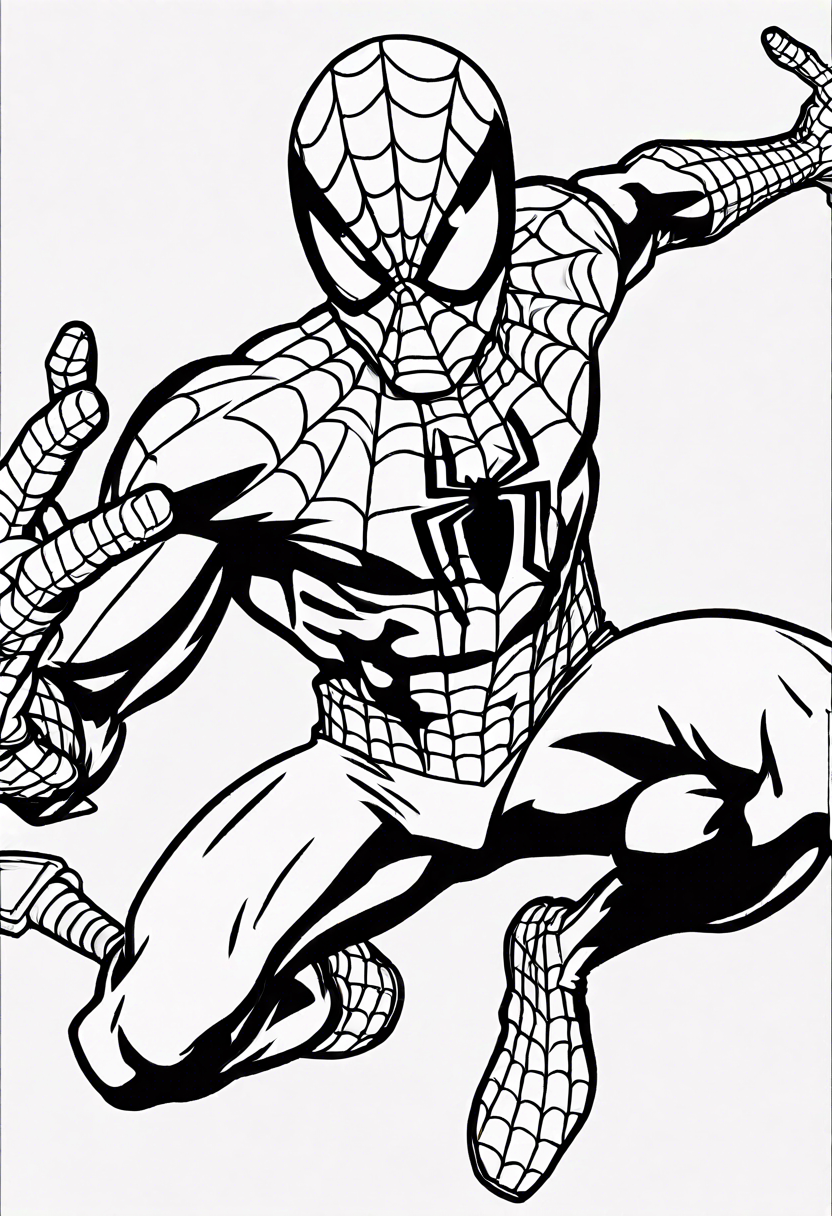 140+ Spider-Man Coloring Pages for Marvel Fans 41