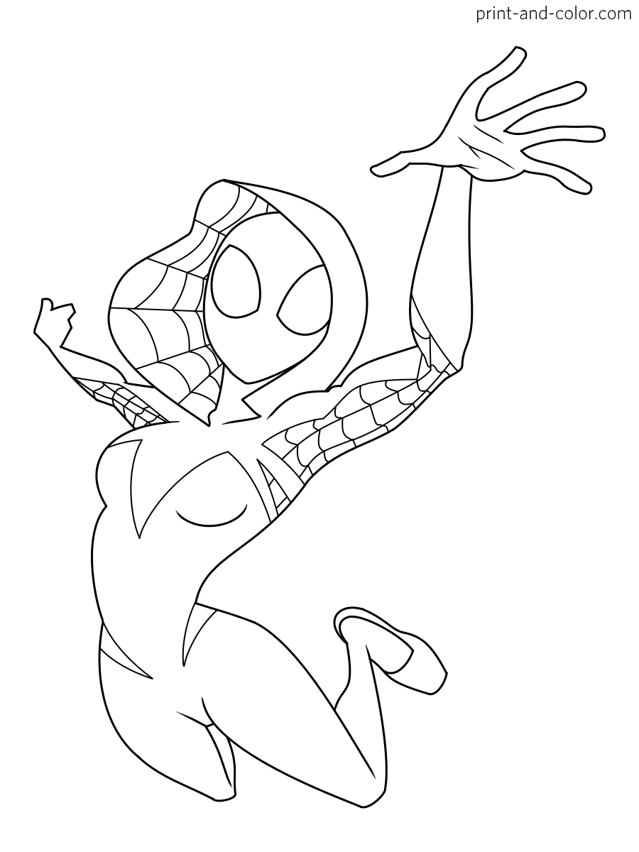 140+ Spider-Man Coloring Pages for Marvel Fans 48