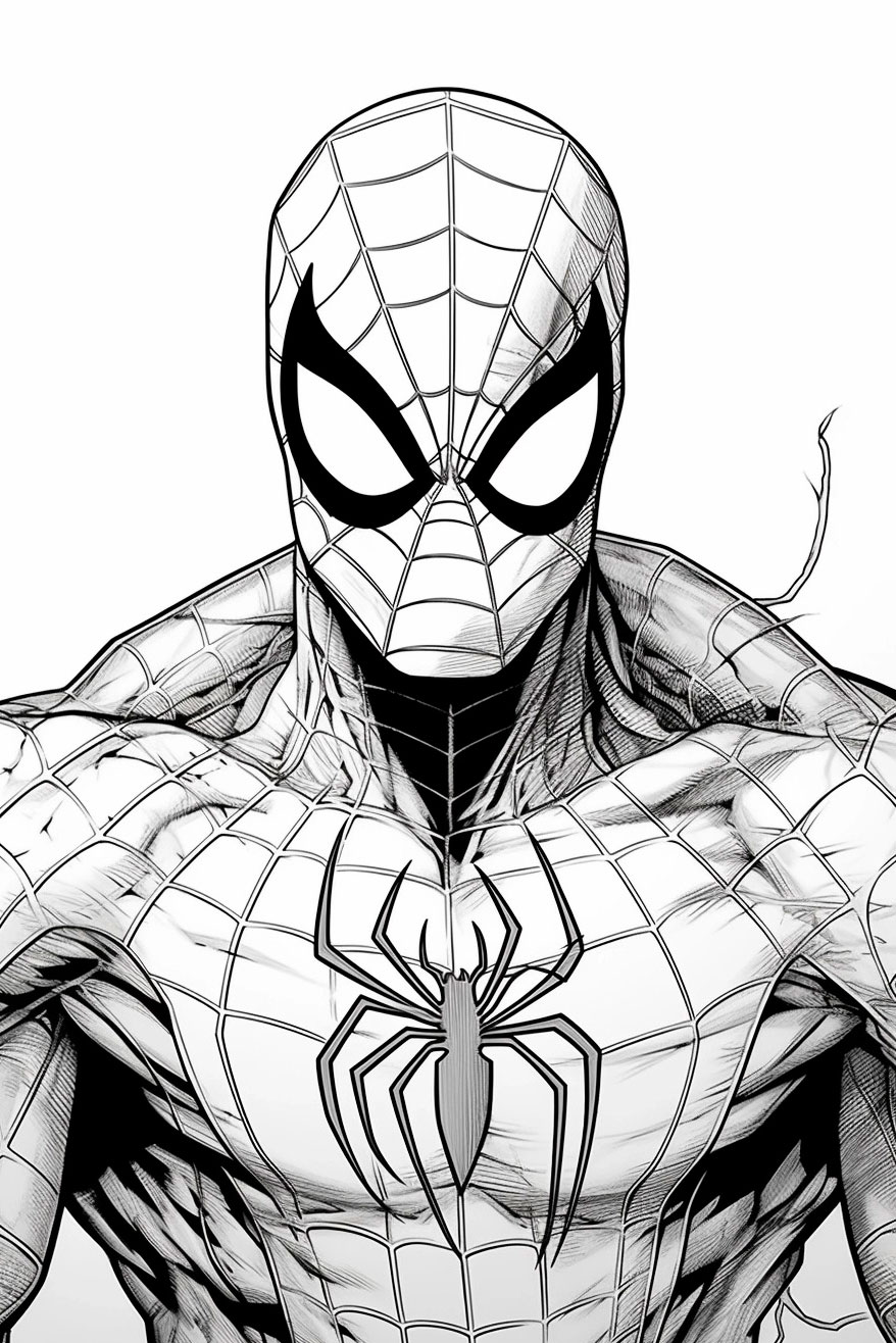 140+ Spider-Man Coloring Pages for Marvel Fans 55