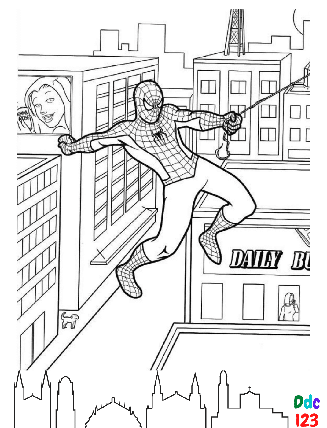 140+ Spider-Man Coloring Pages for Marvel Fans 76