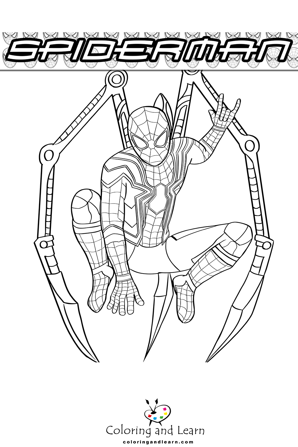 140+ Spider-Man Coloring Pages for Marvel Fans 83