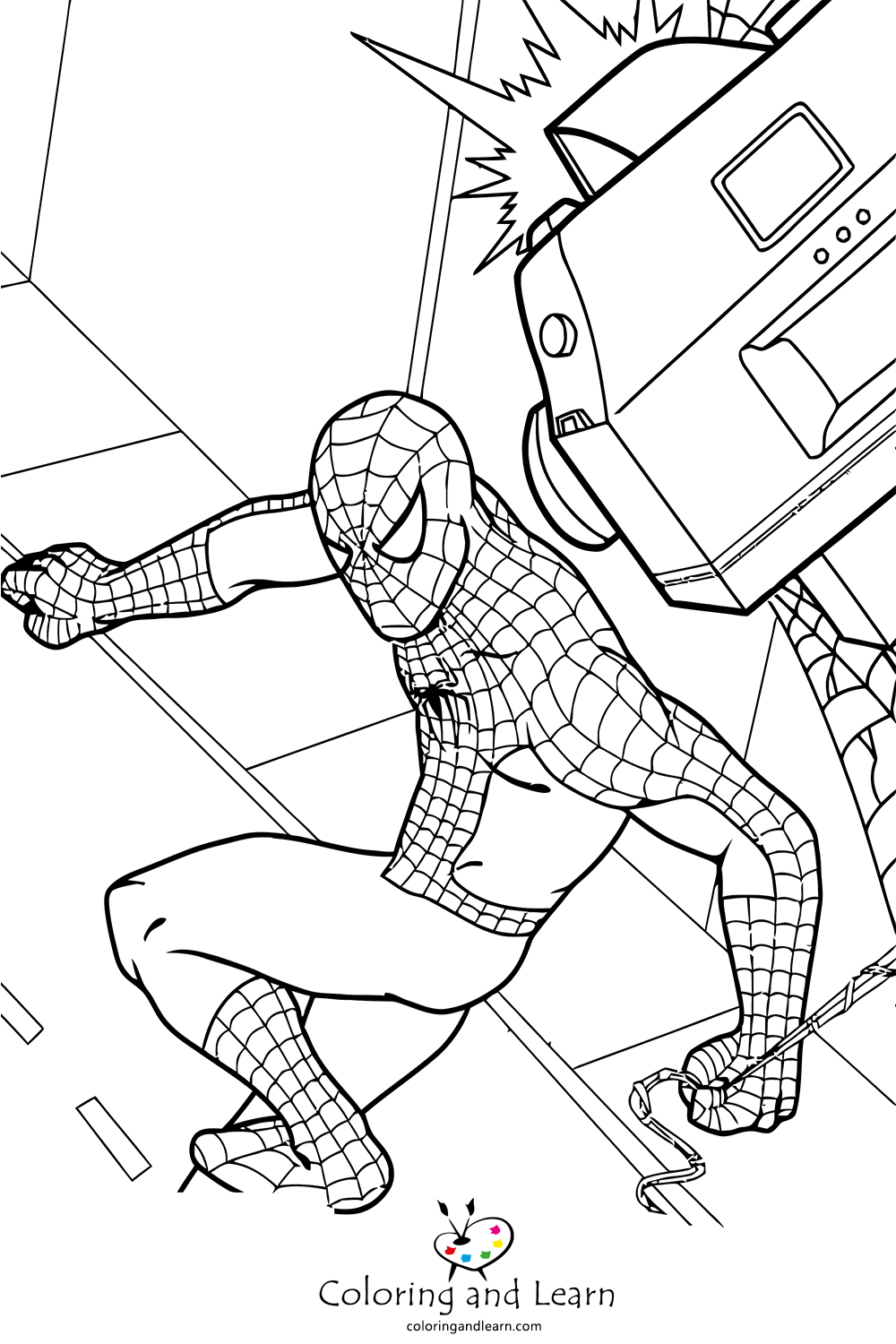 140+ Spider-Man Coloring Pages for Marvel Fans 89