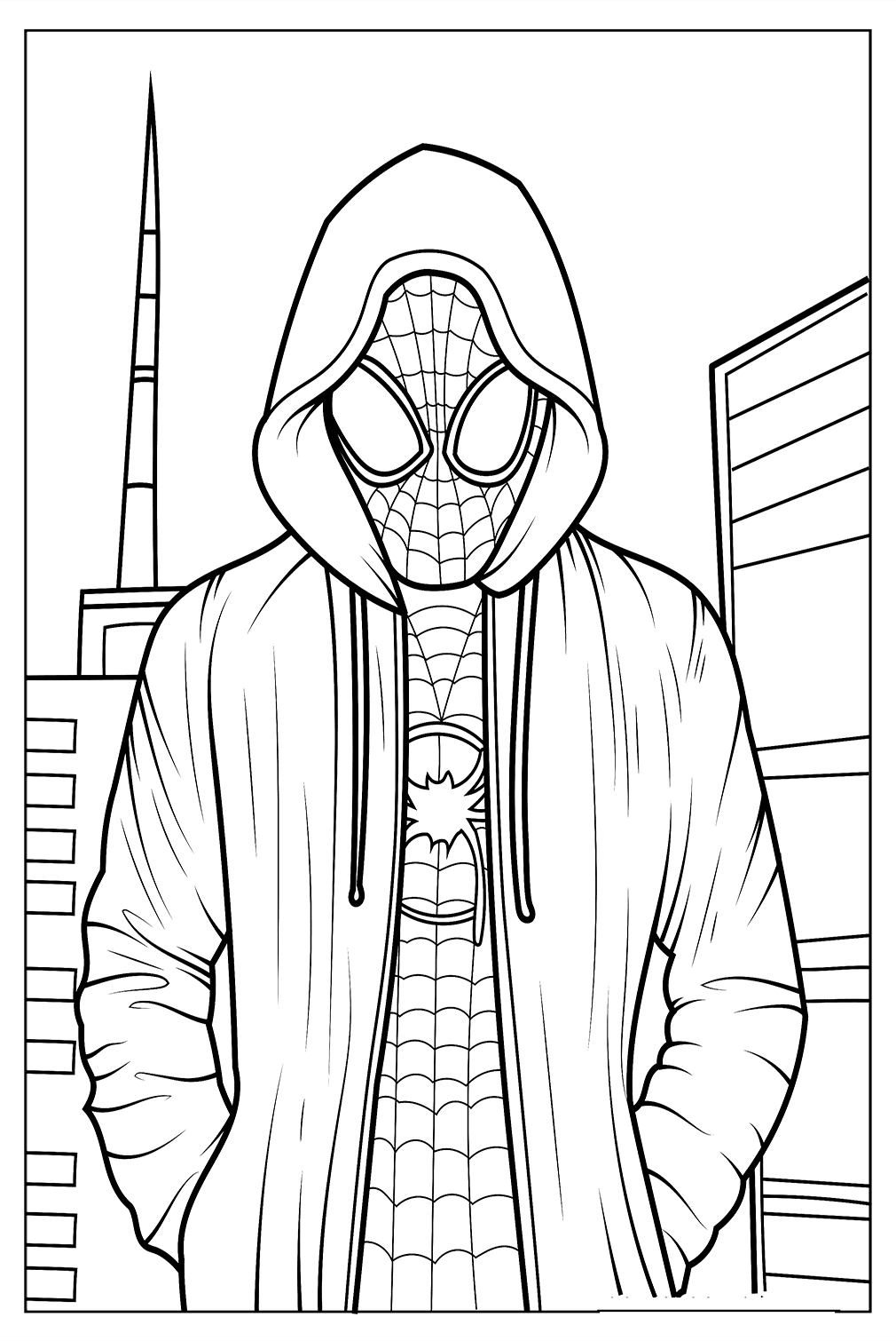 140+ Spider-Man Coloring Pages for Marvel Fans 92