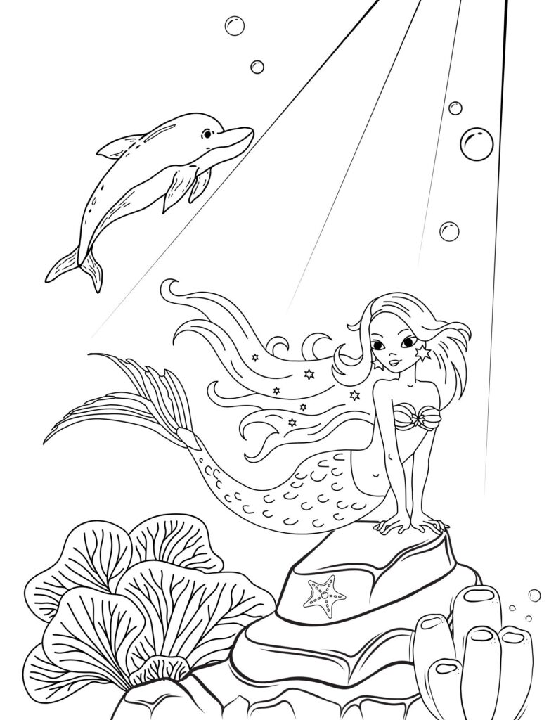 150 Coral Coloring Pages Printable 105