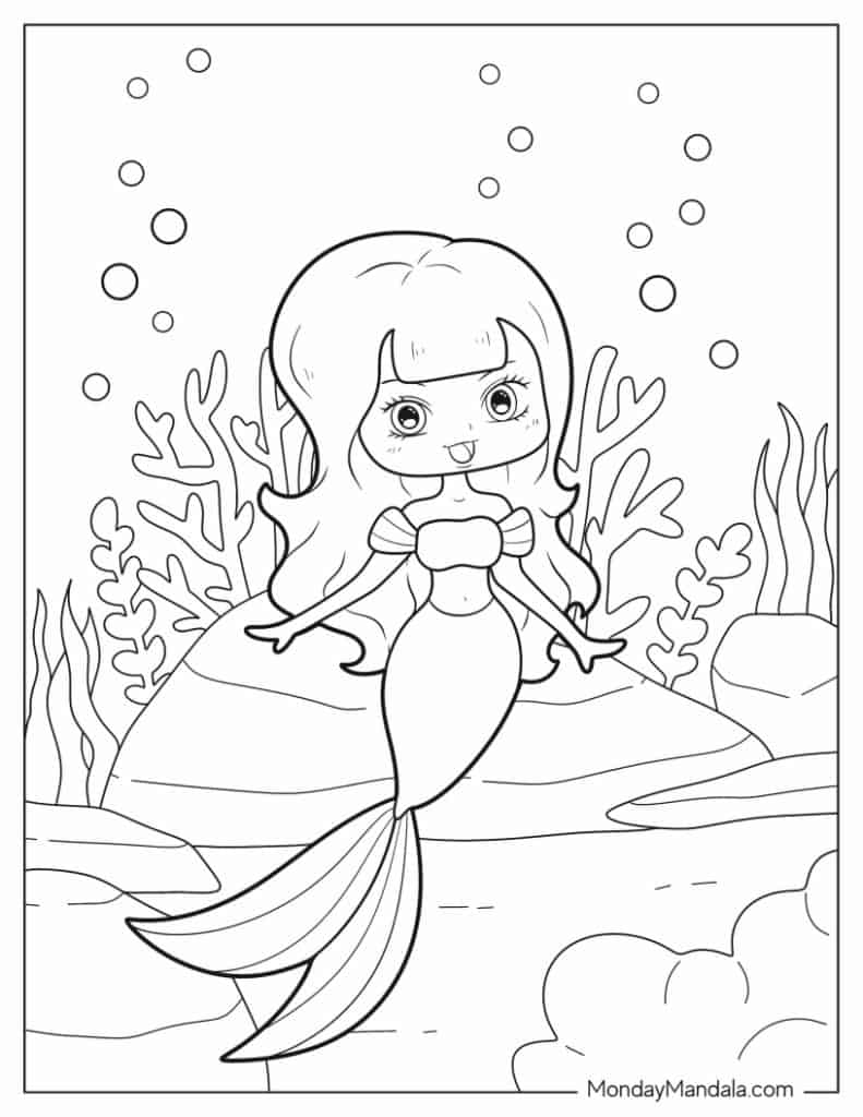 150 Coral Coloring Pages Printable 117