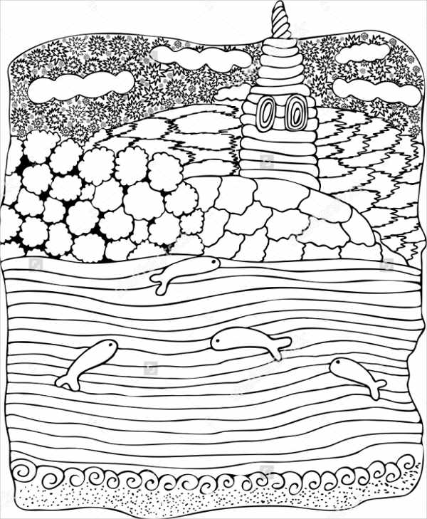 150 Coral Coloring Pages Printable 142