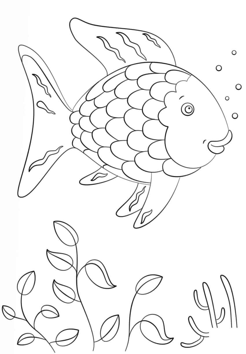 150 Coral Coloring Pages Printable 24