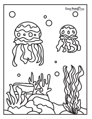 150 Coral Coloring Pages Printable 35