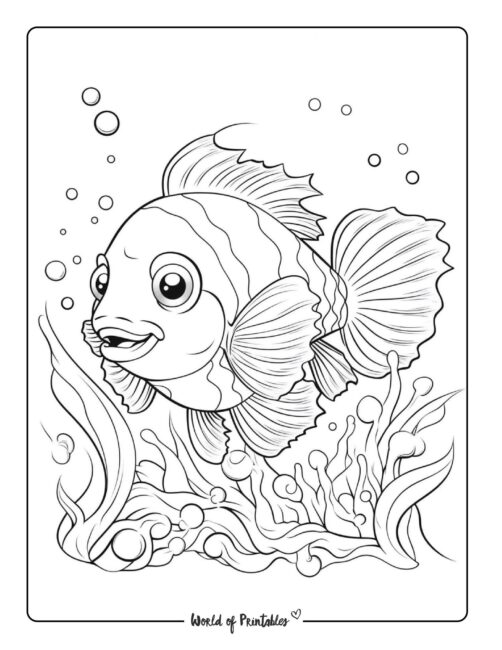 150 Coral Coloring Pages Printable 37