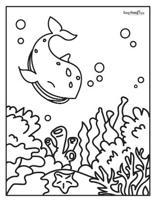 coral coloring pages printable jpg