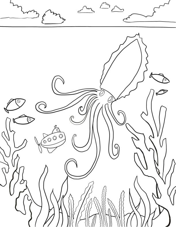 150 Coral Coloring Pages Printable 67