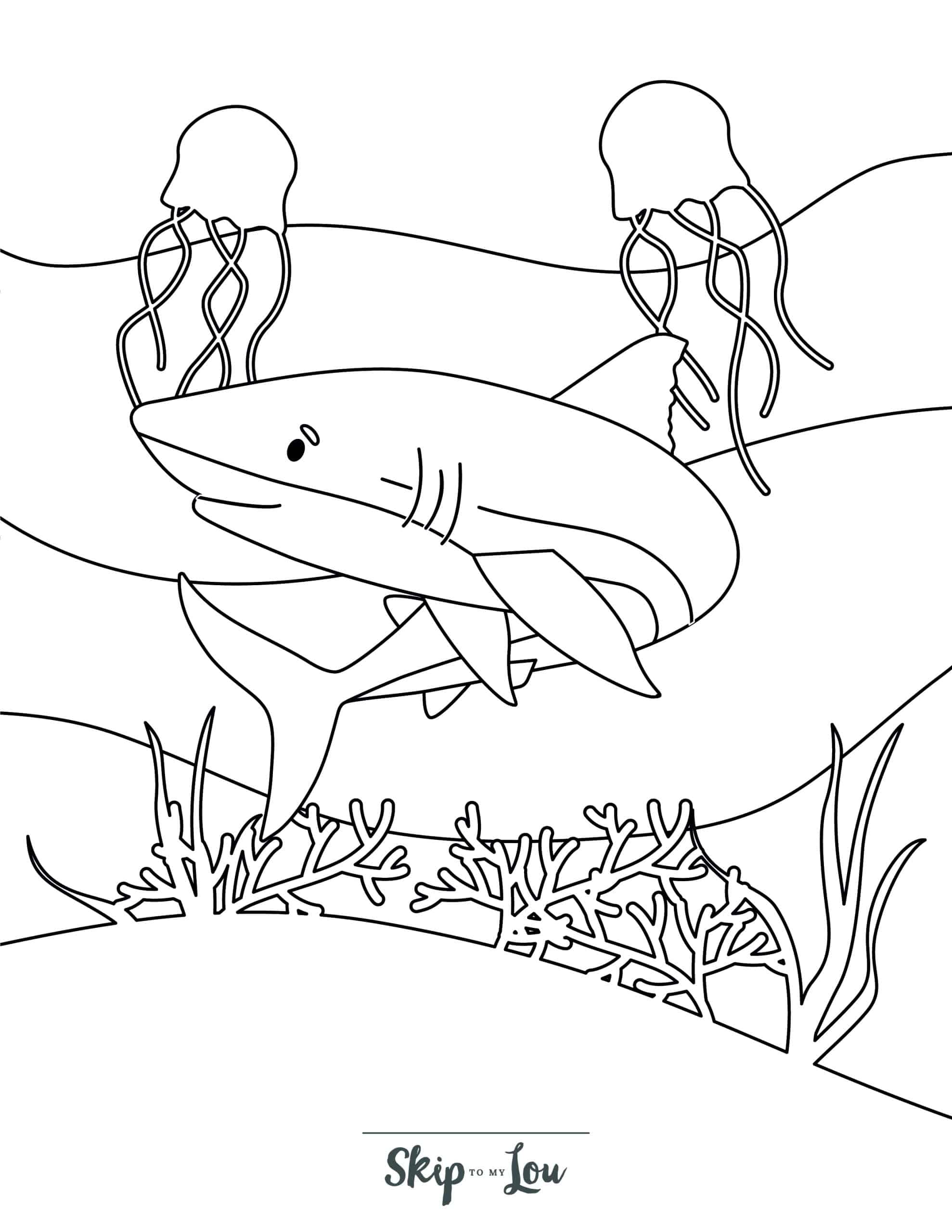 150 Coral Coloring Pages Printable 83