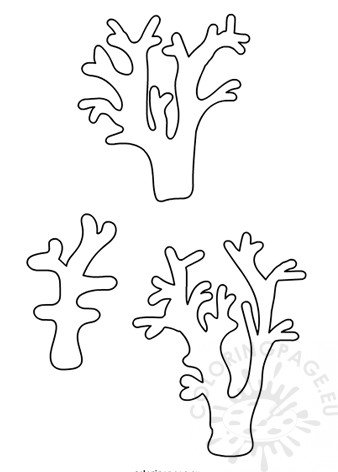 150 Coral Coloring Pages Printable 91