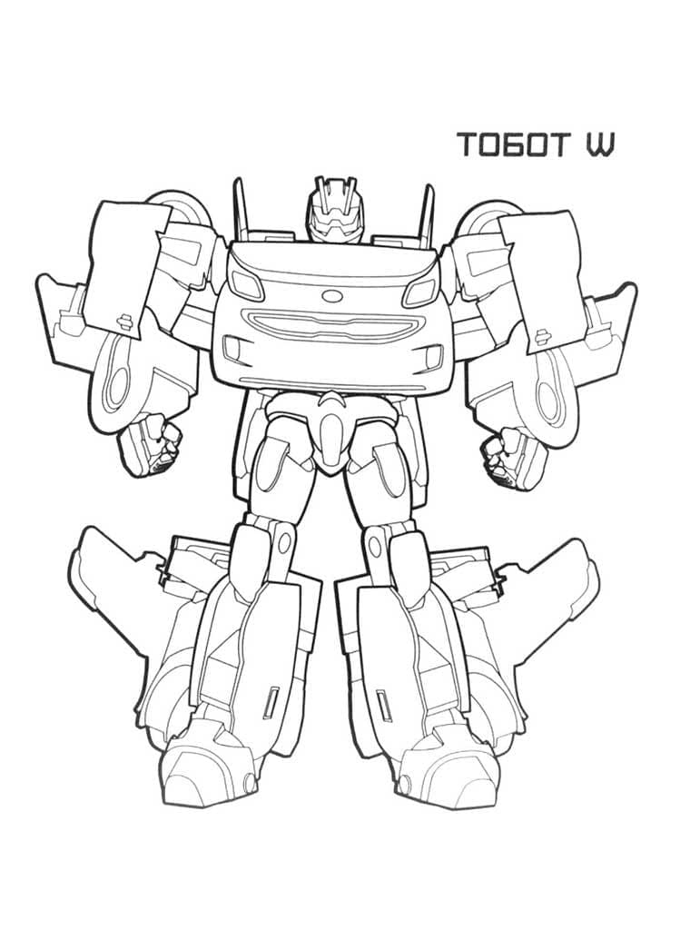 150 Tobot Coloring Pages FREE Printable 17