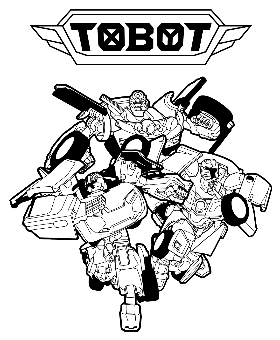 150 Tobot Coloring Pages FREE Printable 2