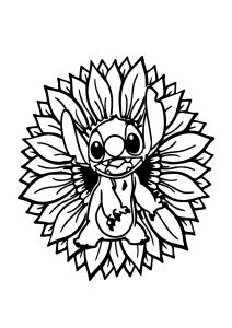 154+ Stitch Coloring Printable 18