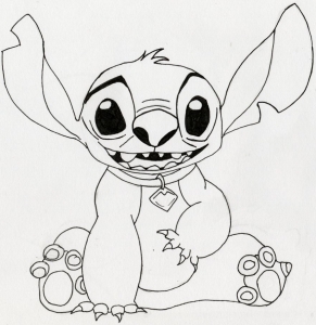 154+ Stitch Coloring Printable 26